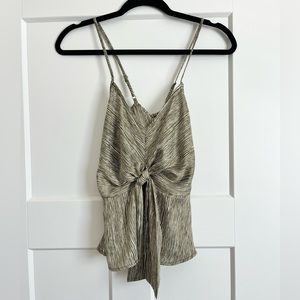 Southmoon Under Striped Silk Top